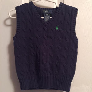 Polo Ralph Lauren Baby Boy Cable Knit Sweater Vest